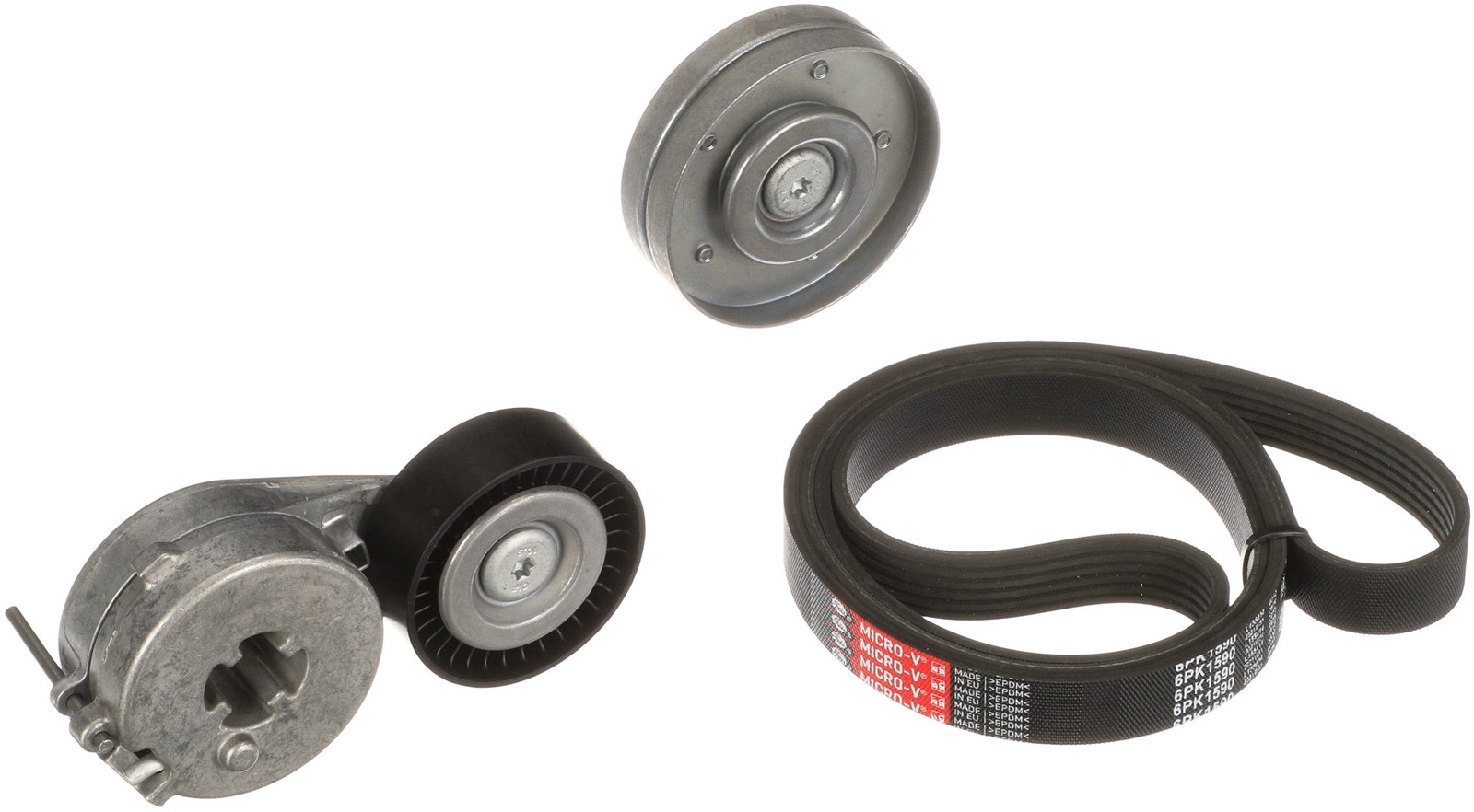 GATES-OE K026PK1590 V-Ribbed Belt Set for AUDI,SEAT