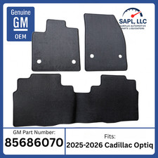 New Oem 2025-2026 Cadillac Optiq Factory Carpet Floor Mats Black Gm 85686070
