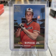 Cal Ripken Jr 2021 Topps Baseball 70 Years Of Topps #70YT-7 MLB Baseball Card