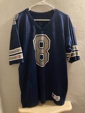 NFL Dallas Cowboys Troy Aikman #8 Jersey Size Mens 44 Champion