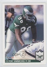 1992 Fleer Clyde Simmons #325 x9h