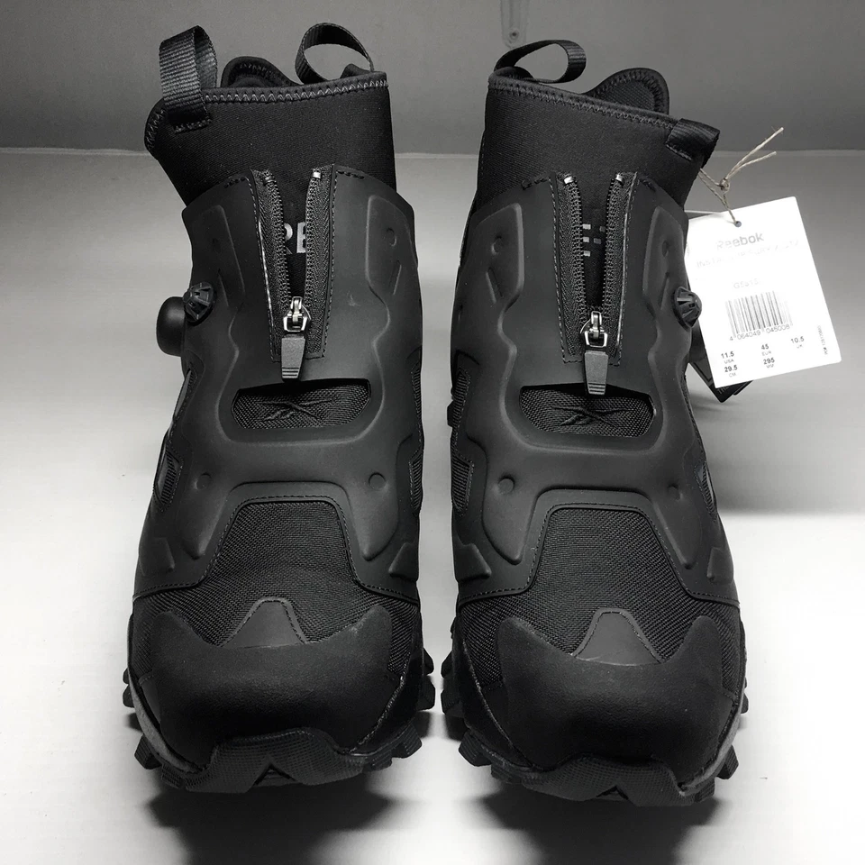 REEBOK INSTAPUMP FURY X GTX BLACK SNEAKERS EU45 US 11 UK 10,5 NEUWERTIG RAR - Bild 3 von 4