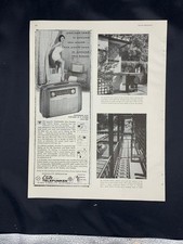 Magazine Ad* - 1955 - Telefunken Elite Portable Hi-Fi System