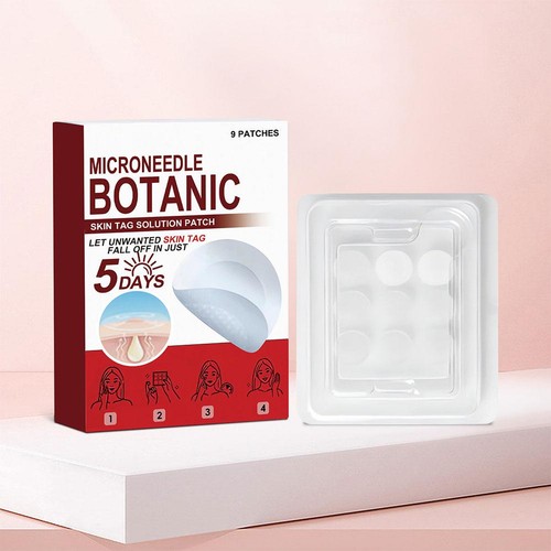 Parche para etiquetas de piel y acné MICRONEEDLE BOTANIC 9 piezas parches removedores de etiquetas de piel - 30 % de descuento. - Imagen 9 de 19