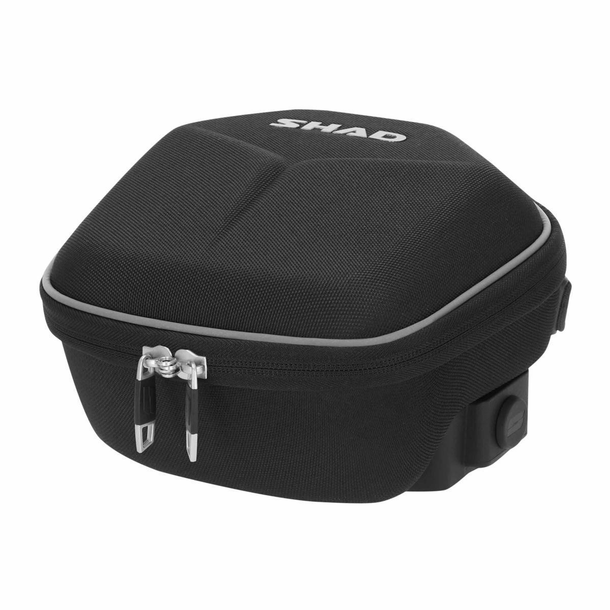 Sacoche moto haut de gamme Shad E02C 3L finition semi-rigide - 2