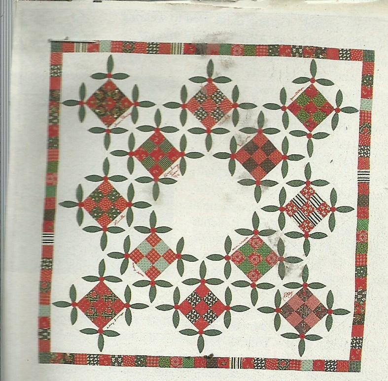 C0102  WINTERGREEN QUILT PATTERN/INSTRUCTIONS