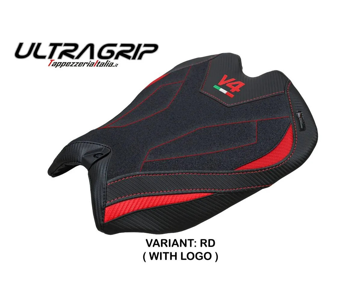 Seat cover Argenta UG Red + logo Tpz compatible DUCATI PANIGALE V4 2025 2026 1Rj