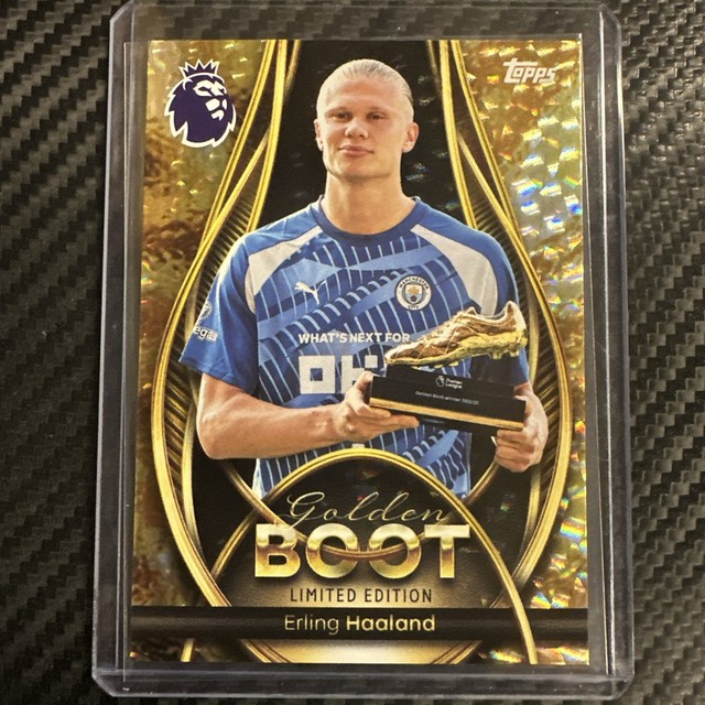 2025 Topps Premier League Golden Boot Limited Edition Erling Haaland #GB 5