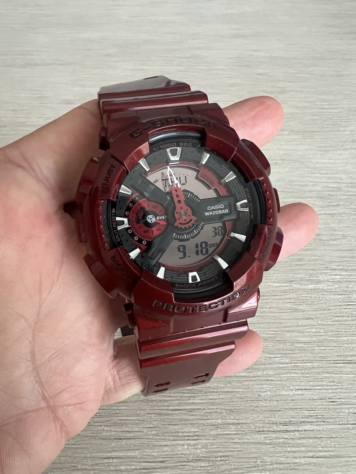 - Maroon G-Shock GA-110NM Watch - vintagewatches.pk