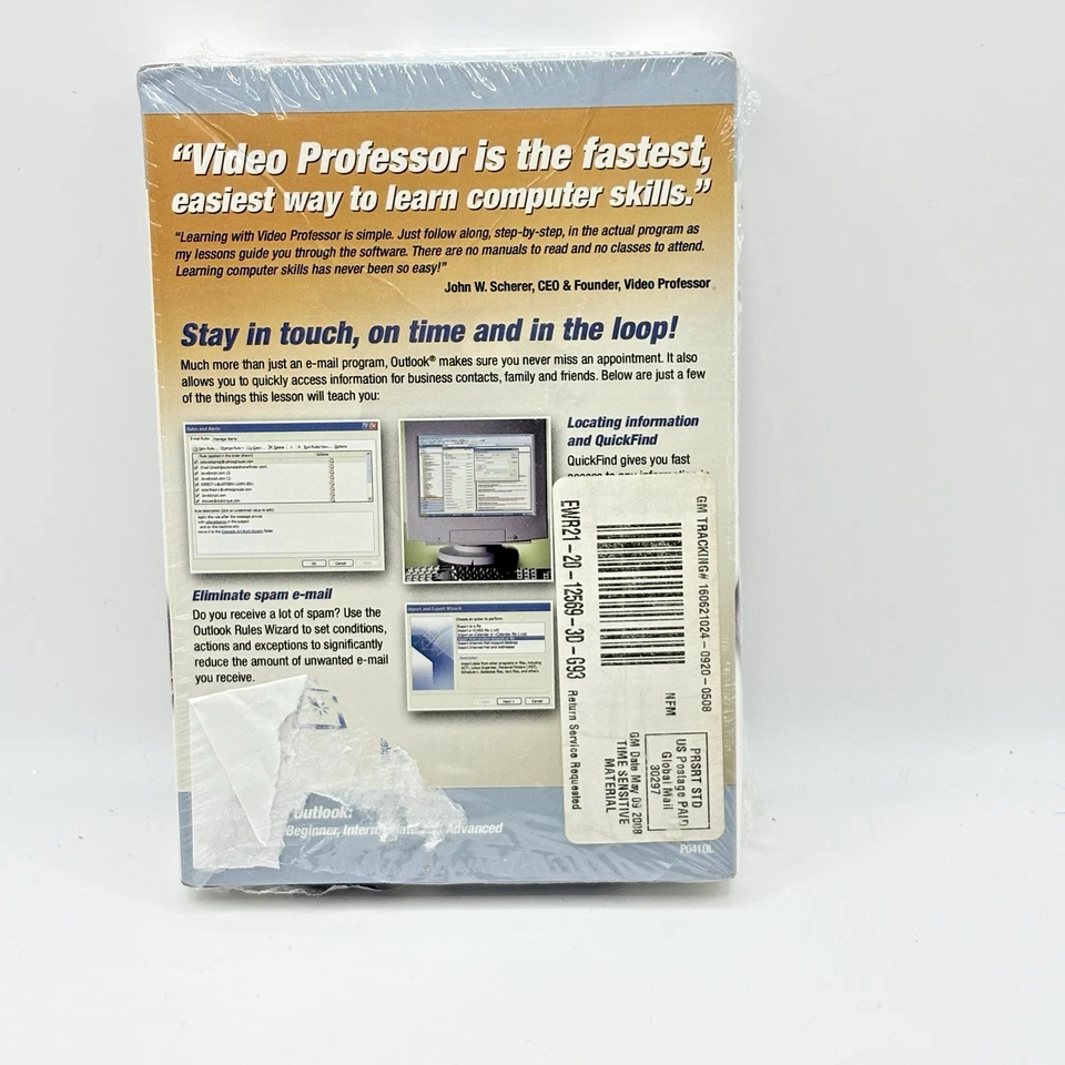 Video Professor Learn OUTLOOK PC Software Complete 3 CD Set - Image 2 of 4