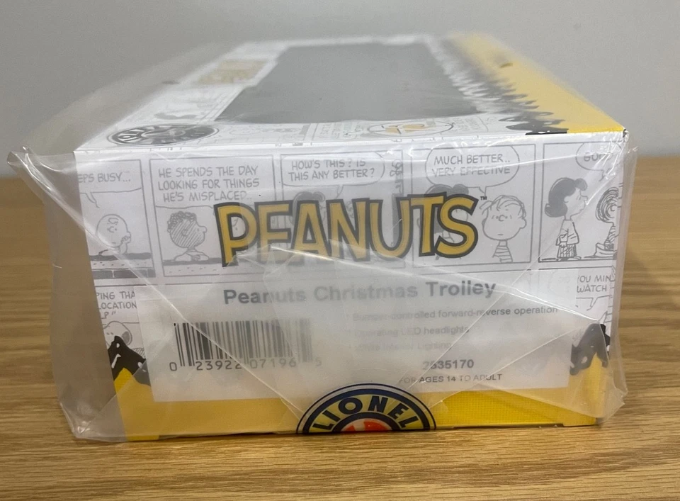 Lionel 2535170 Peanuts Charlie Brown Christmas Trolley Car O Gauge Toy Train nib - Image 4 of 4