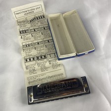 Blues Band Hohner International Harmonica Original Box and Instructions "C"