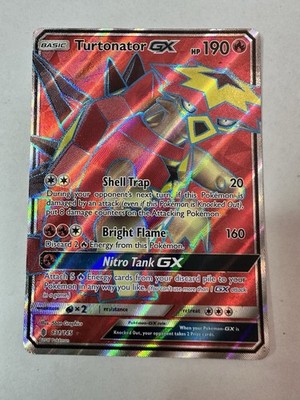 TURTORNATOR GX ~ Pokemon TCG: Sun & Moon GUARDIANS RISING FULL ART - See Pics!!