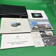 2000 Mercedes Benz E Class Owners Manual With Case