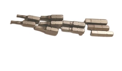 10 x HEX Bosch Schrauberbit Extra-Hart  25 mm,3x 6 ; 2 x 5 mm; 3 x 4mm; 2 x 3 mm