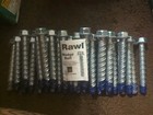 (31ct) Hillman Rawl 1/2" X 4" Concrete Anchor Screws W/Hex Head Wedge Bolts — photo 1