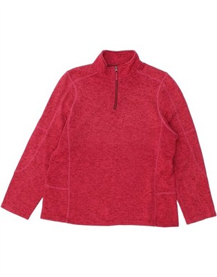 Mountain Warehouse Damen Zip Neck Pullover Sweater UK 18 XL Pink AG01