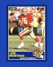 1989 Score Set-Break #  1 Joe Montana NM-MT OR BETTER *GMCARDS*