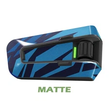 For Cardo Packtalk Edge Neo Pro Stickers Matte Wrap Decals Blue Edge