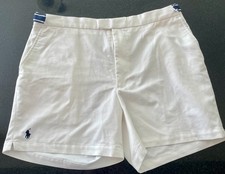 Pantalones cortos de tenis Polo by Ralph Lauren blancos talla 36 azul pony