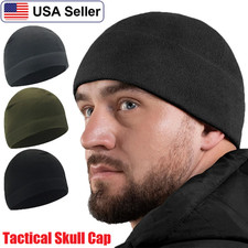 Unisex Military Tactical Skull Beanie Cap Winter Warm Fleece Windproof Ski Hats