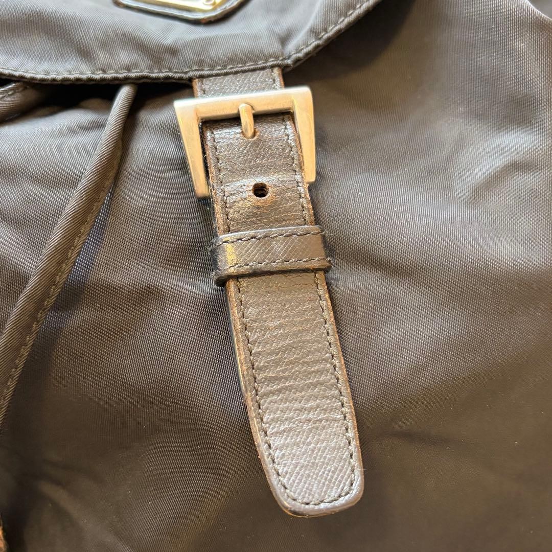 Prada Backpack Triangular Plate Nylon Drawstring … - image 3