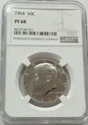 1964 50c. Kennedy Half Dollar NGC PF68 Classic Scale Label