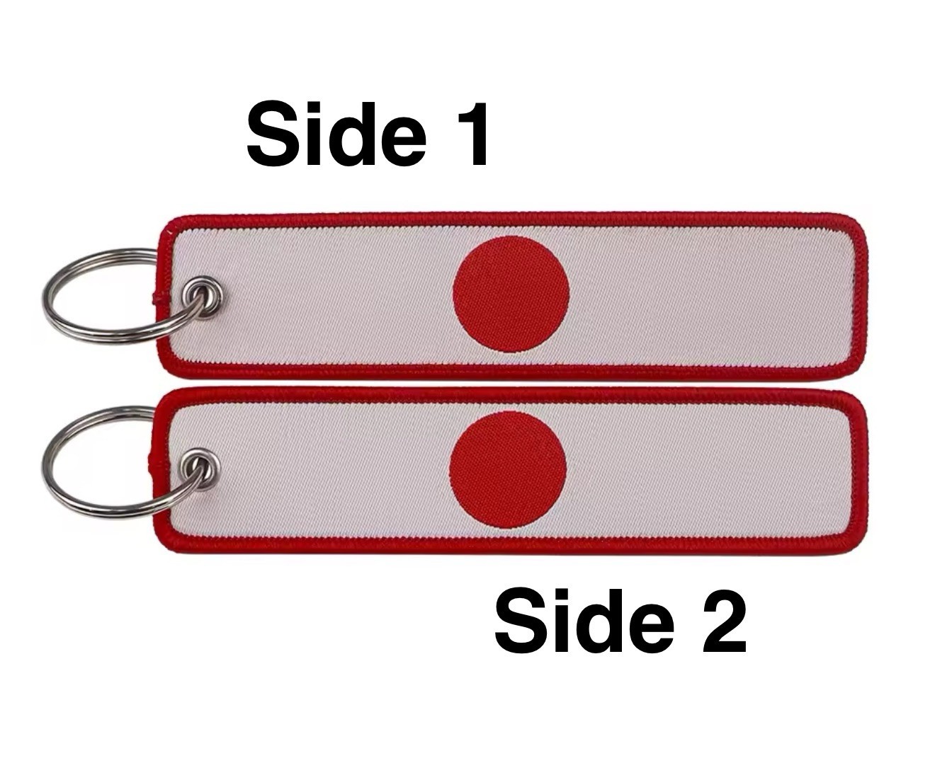 🔥 Japan Japanese Flag Keychain Pride Souvenir Bag Key Tag Travel Ohtani ...