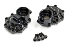 Fastrax RC TRX-4 Aluminium Rear Knuckle Portal Cover (2) - FTTX313BK