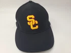 USC Trojans Team Trojan Flex Fitted (Seems M-L) Hat Cap Wool Blend NCAA Black