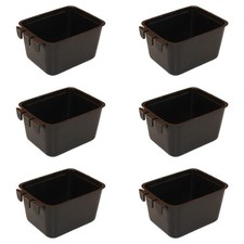  6-Pack 1 Pint/ 16 Fl Oz Hanging Feed and Water Cage Cup For Poultry Waterfowl