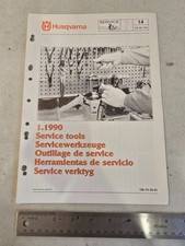 OEM Husqvarna Service Tools Parts List SX 90.106 - FREE SHIPPING W/TRACKING