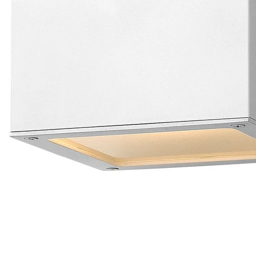 Hinkley Lighting 1768 Black Kube 8 Watt 6"H Integrated Led Outdoor Wall Sconce - Picture 4 of 9