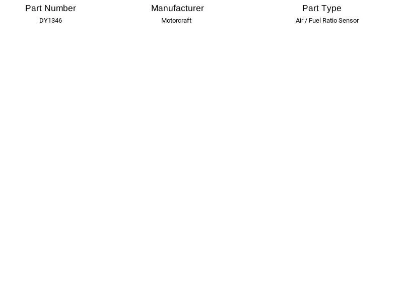 Sensor de relación aire/combustible para motocicletas DY1346 para Ford Mustang 2015-2017 Foto 3 de 4