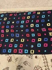 Echo Silk Black Scarf With Colorful Squares — photo 4