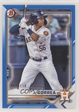 2021 Bowman Draft Blue 89/150 JC Correa #BD-29 2a9