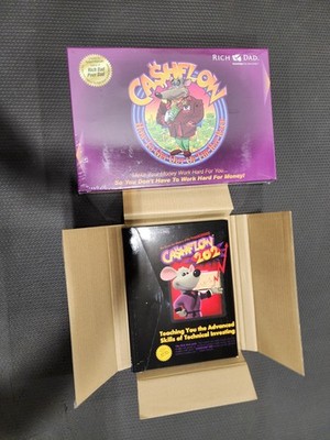 Rich Dad Cashflow 101 + 202 Educational Finance Board Game Ages 14+ Complete
