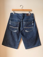 Y2K Baggy RK Embroidered Jean Shorts