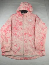 The North Face Printed Antora DryVent Girls Rain Jacket Rose Dye Pink Size 14-16