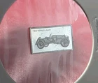 Vintage 1912 Hispano-Suiza Car - 1.6 Gram .925 Sterling Silver Mini Bar Ingot