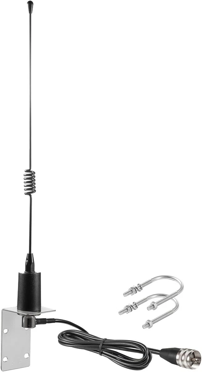 Antenna Marina Red Wolf Gomma 16 Pollici Per Barca Yacht Radio Stereo Impermeabile