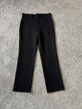 Quince Stretch Bootcut Pants Black Women's Small Petite Pull On Business Casual