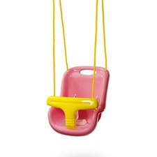 Gorilla Playsets 04-0032-PK High Back Plastic Infant Swing with Yel... Fast Ship