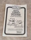 Vintage Hoth Turret Defense Playset Manual - Vintage Micro Collection