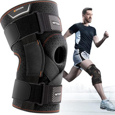 Hinged Knee Brace for Knee Pain with Side Stabilizers Knee Braces for Women Men