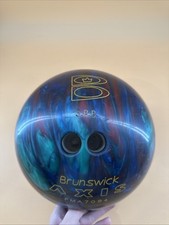 Vintage Brunswick Axis MultiColor Swirl Bowling Ball FMA 7094 H
