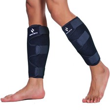 Calf Support Brace 2 Pack Adjustable Shin Splint Compression Calf Wrap