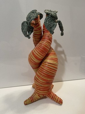 Vintage Madagascar Boabab Tree Sculpture