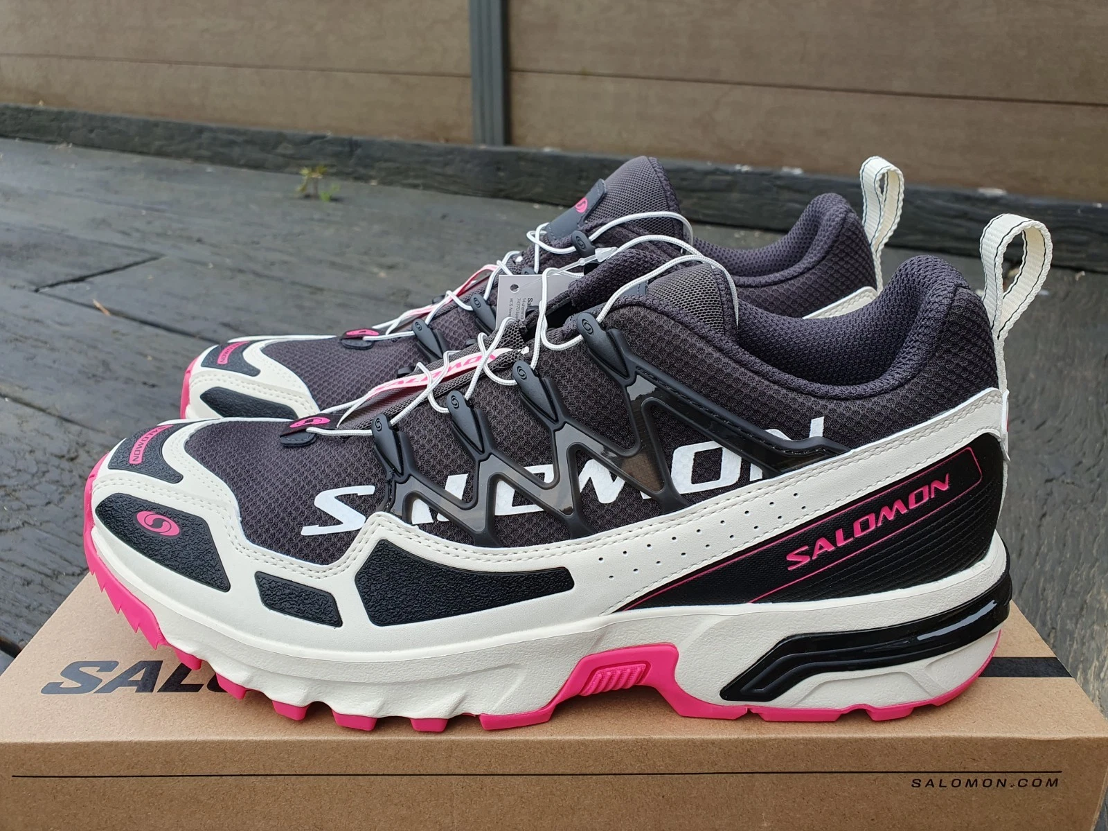 Salomon ACS+ Heritage Pack Glo nero rosa UK 8 EUR 42 US 8 5 L47436500