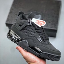 Air J rdan 4 AJ4 Retro "Black Cat" FV5029-010 2025 Men's Size 4-11